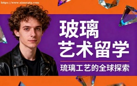 苏州玻璃艺术留学机构 玻璃留学全流程 (含作品集)