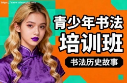 海口青少年书法培训班