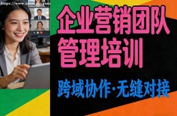 南宁企业营销团队管理培训