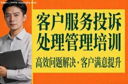厦门客户服务投诉处理管理培训