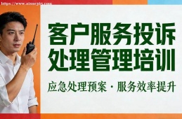 南京客户服务投诉处理管理培训