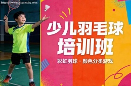 广州少儿羽毛球培训班