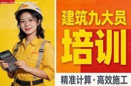 广州建筑九大员培训